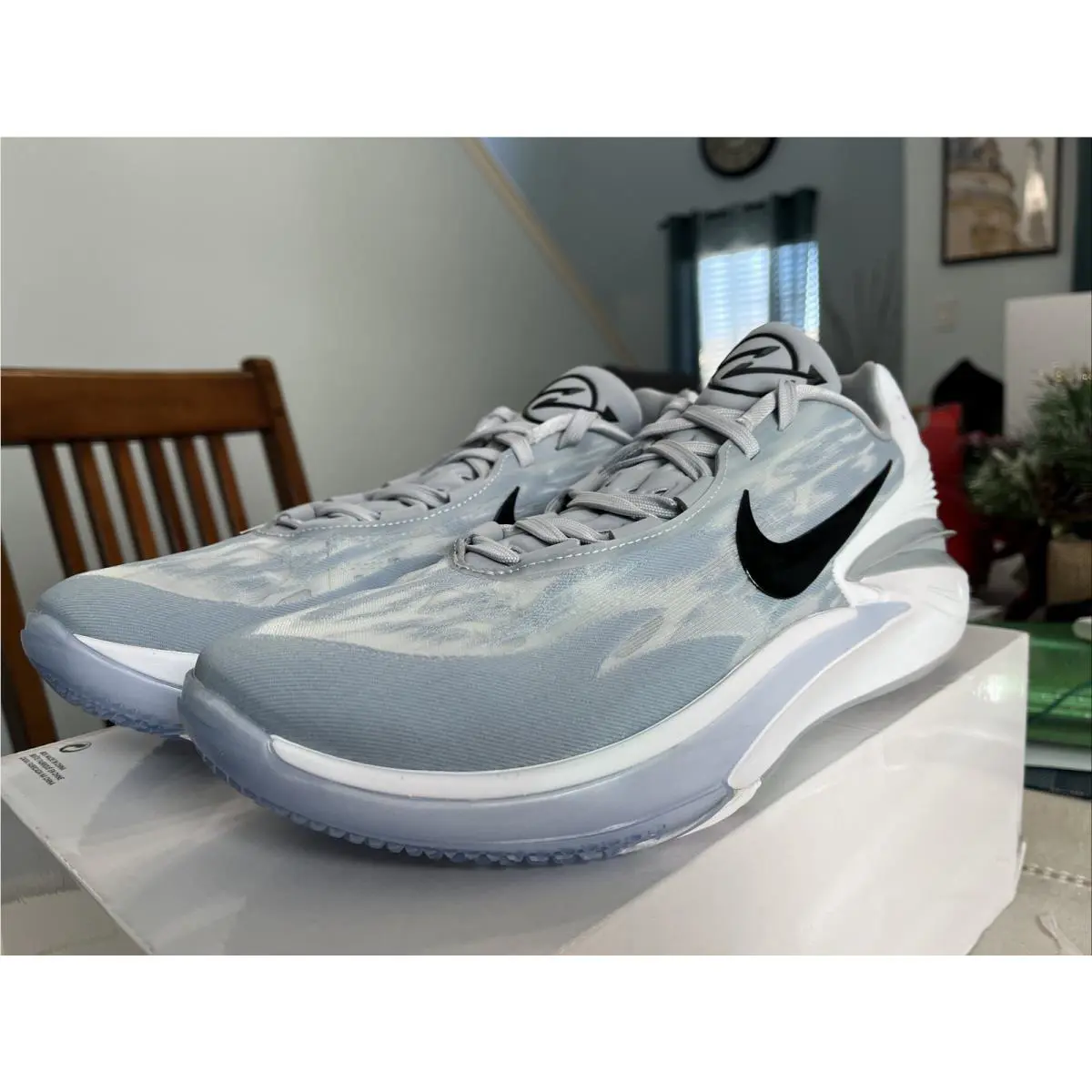 Nike shoes - Nike Air Zoom G.T. CUT - DX6650 003 - Wolf Grey Black White 3