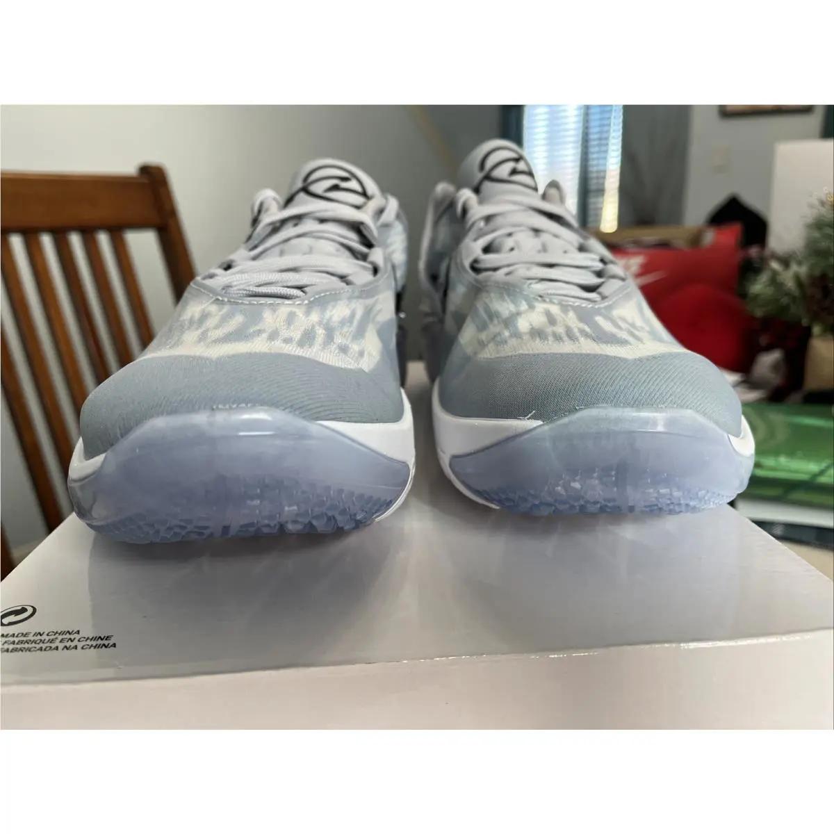 Nike shoes - Nike Air Zoom G.T. CUT - DX6650 003 - Wolf Grey Black White 4