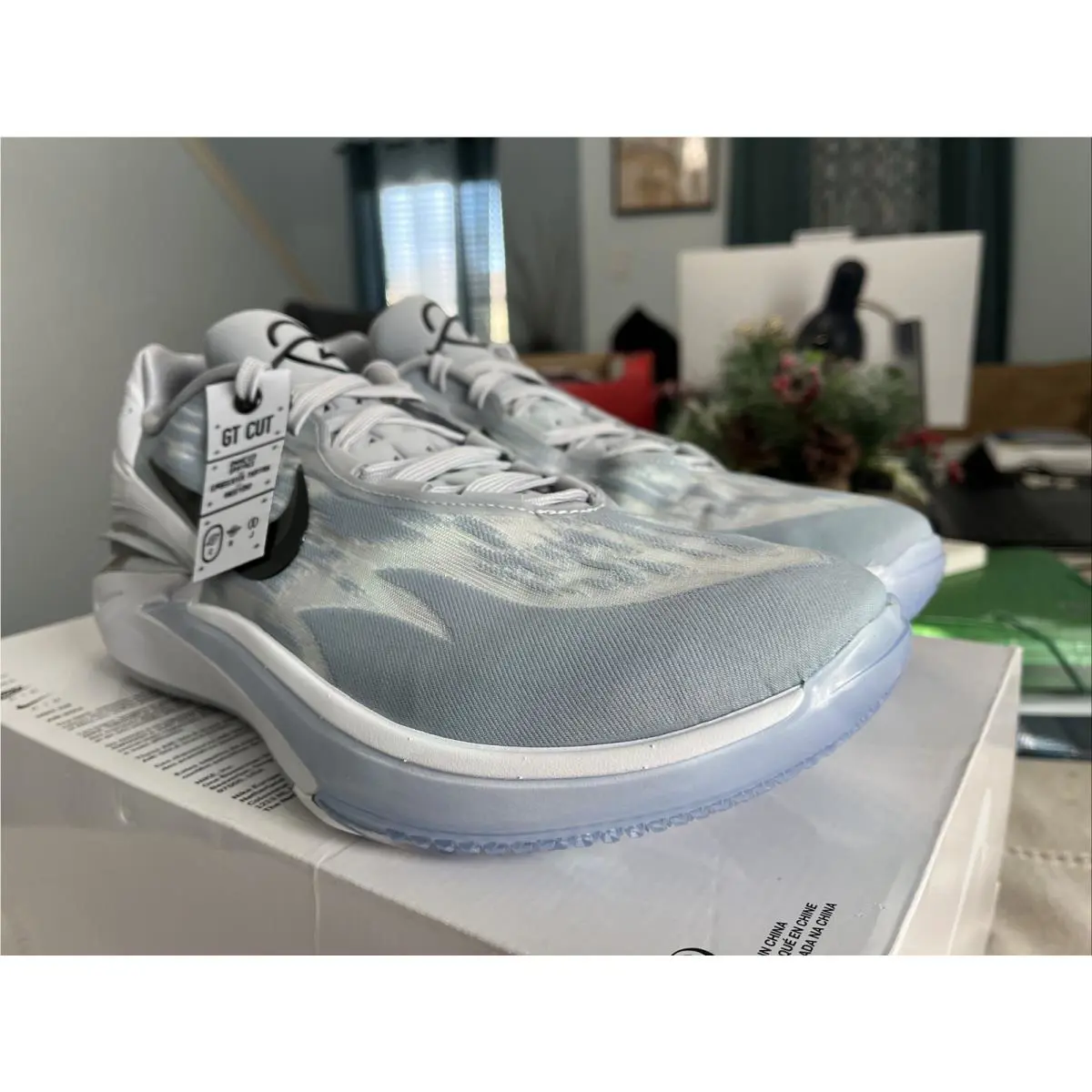 Nike shoes - Nike Air Zoom G.T. CUT - DX6650 003 - Wolf Grey Black White 5