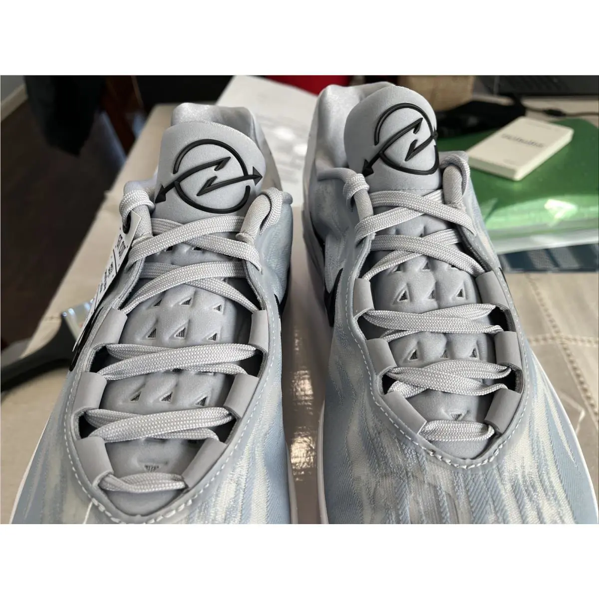 Nike shoes - Nike Air Zoom G.T. CUT - DX6650 003 - Wolf Grey Black White 6