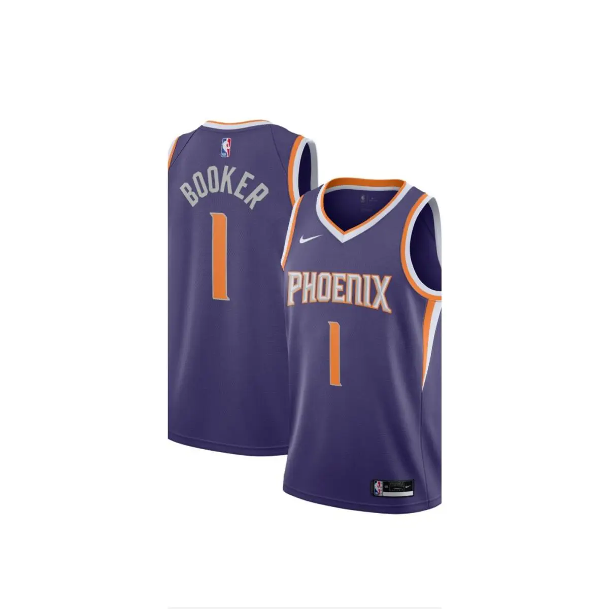 Devin Booker Suns Nike Swingman Icon Edition Jersey Size Mens Small 40 - Purple