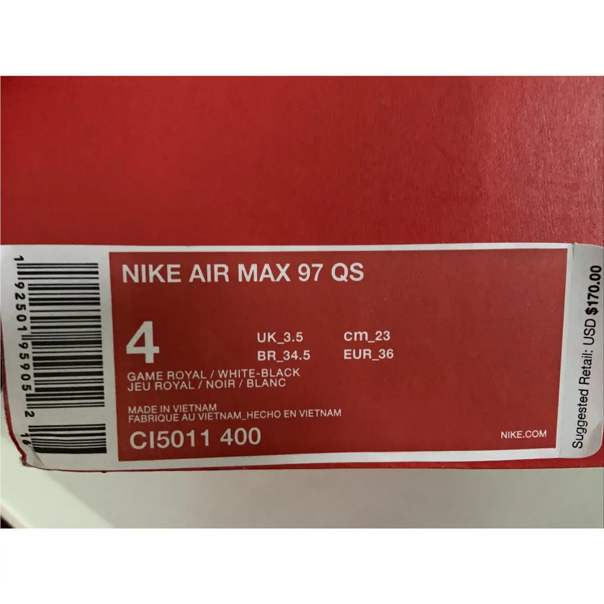 Nike shoes - Nike Air Max 97 QS - CI5011-400 - Blue 10
