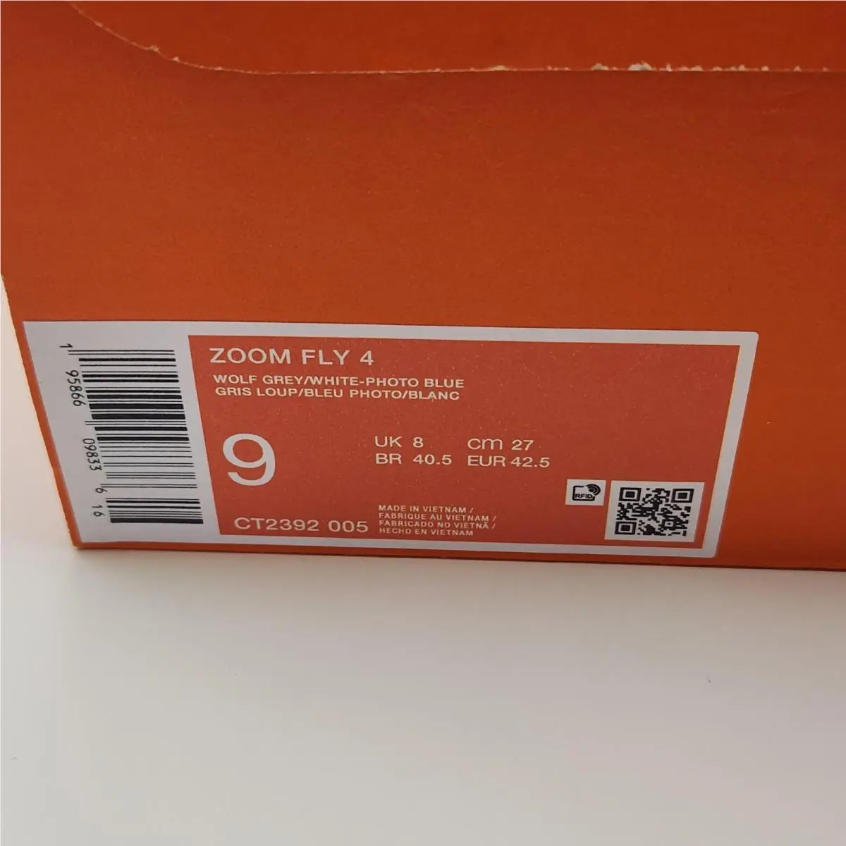 Nike shoes - Nike Zoom Fly 4 - Zoom Fly - CT2392-005 - Gray 6