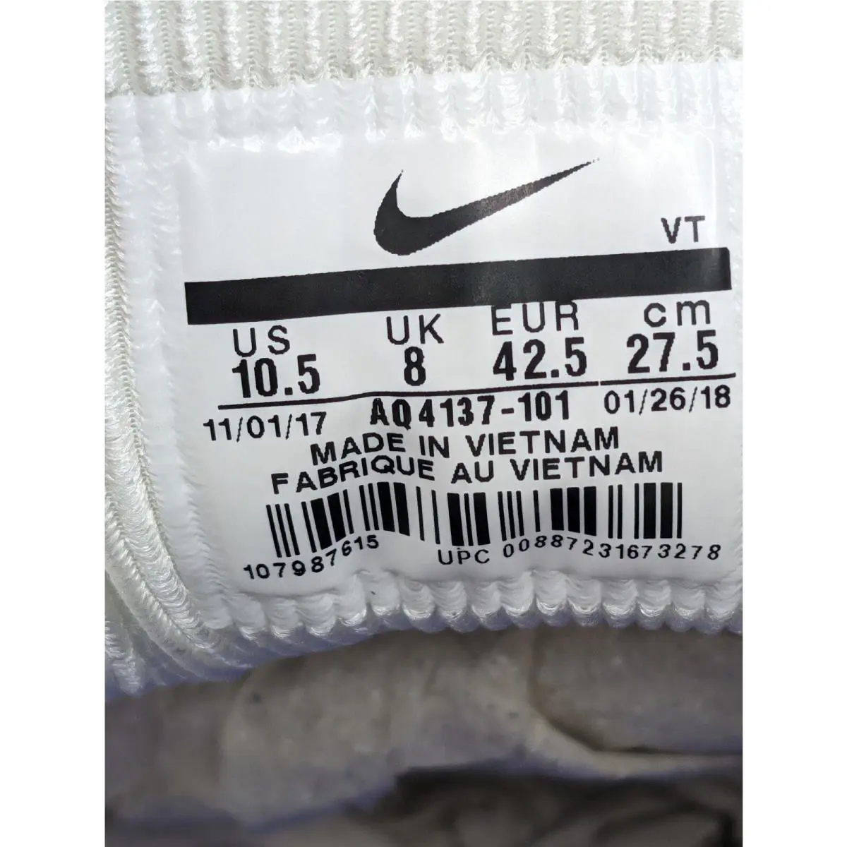 Nike shoes - Nike Air Max 97 - Air Max - AQ4137 101 - White 5