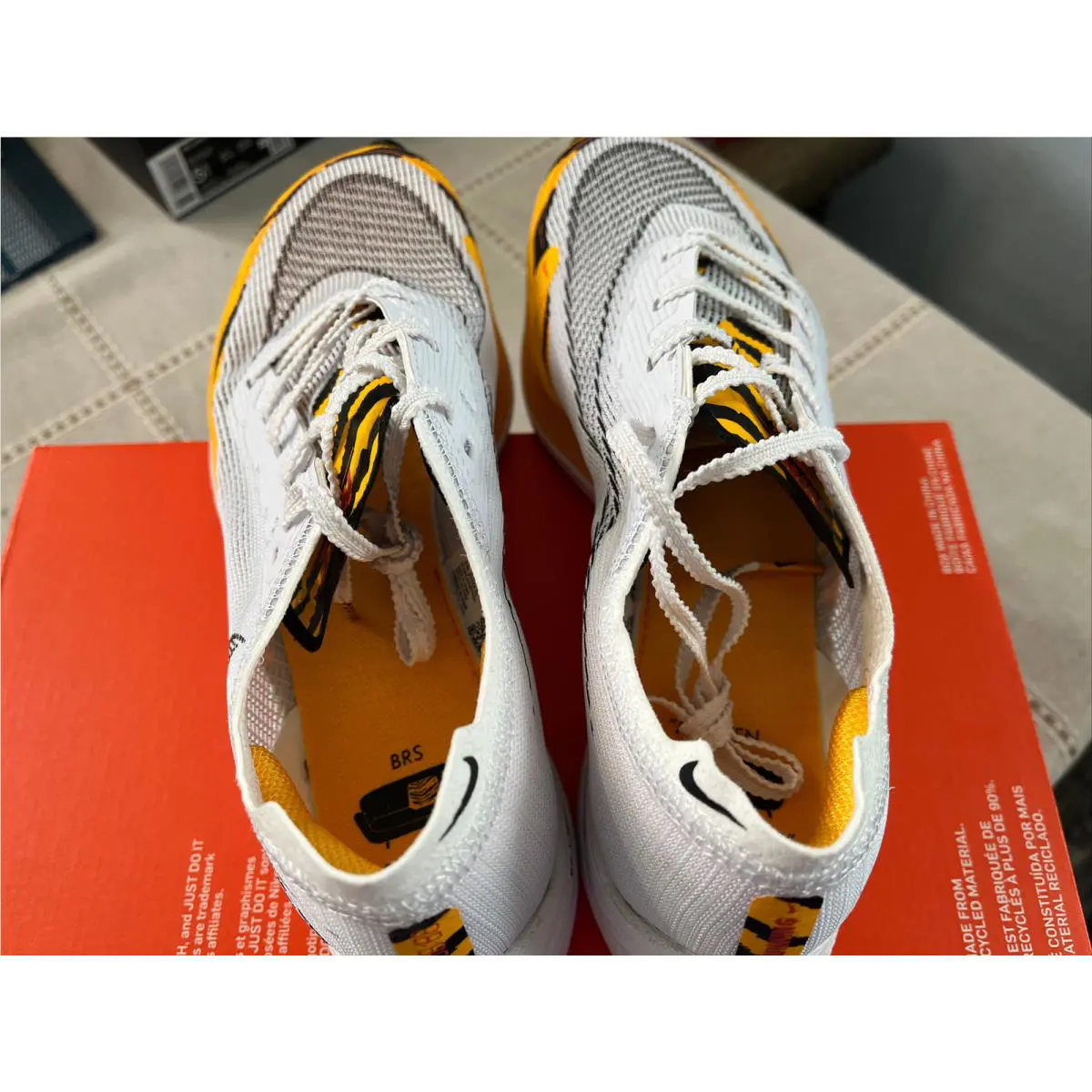 Nike shoes - Nike ZoomX Vaporfly - ZoomX Vaporfly - DM7601100 - White / Black University Gold 8
