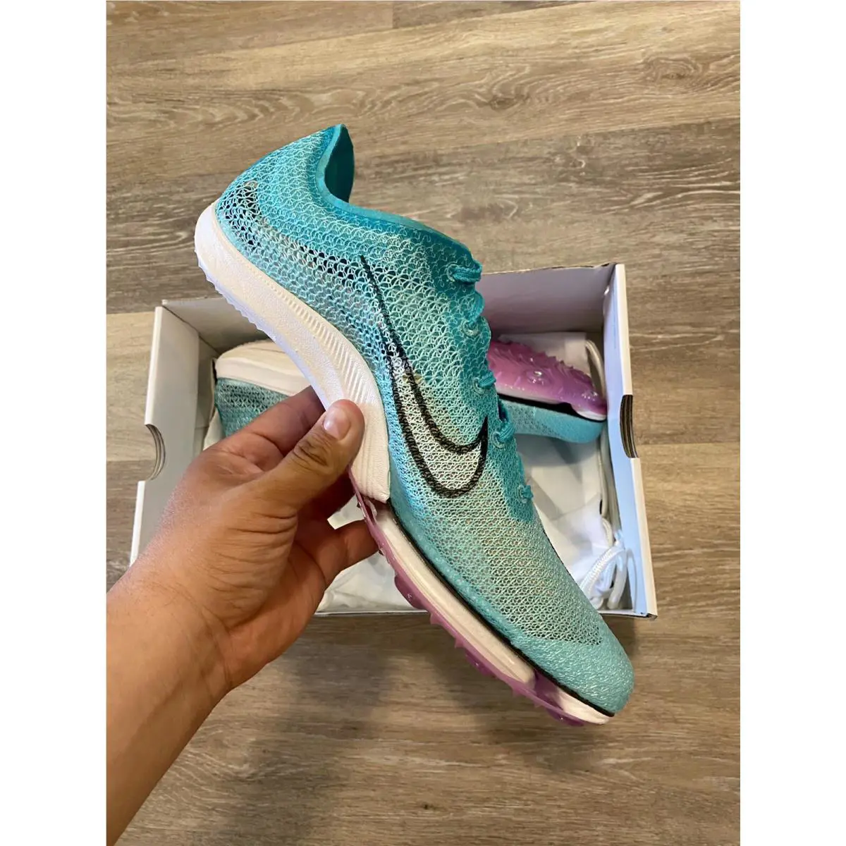 Nike shoes - Nike Air Zoom Victory - Air Zoom Victory - CD4385-300 - Hyper Jade-White-Hyper Violet (UPC: 194498437810) 8