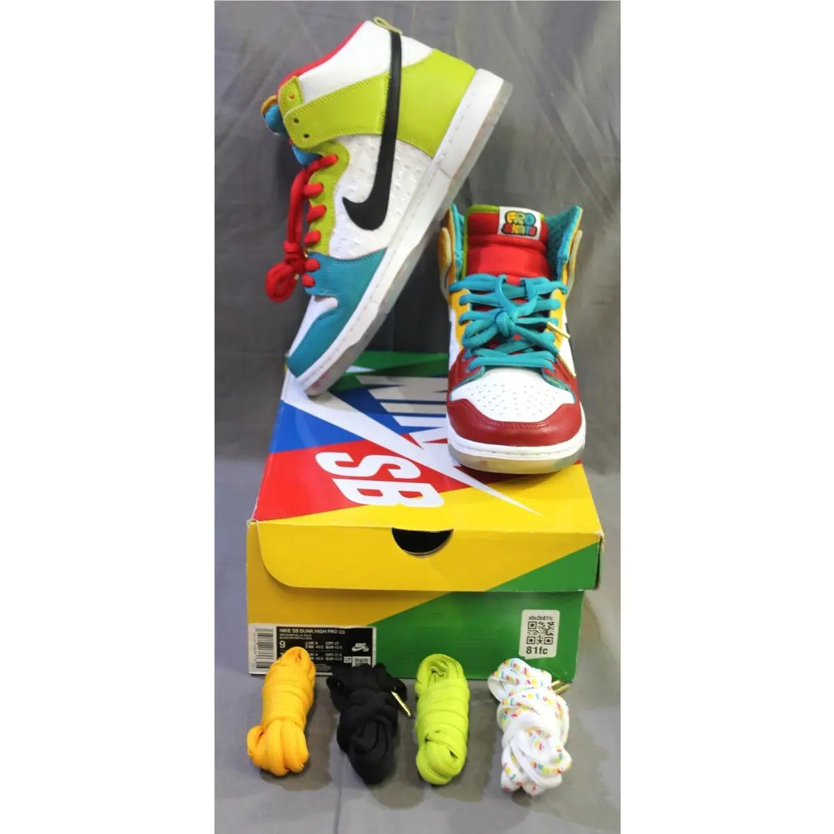Nike shoes - Nike Sb Dunk High - Dunk High - DH7778-100 - Multicolor 18