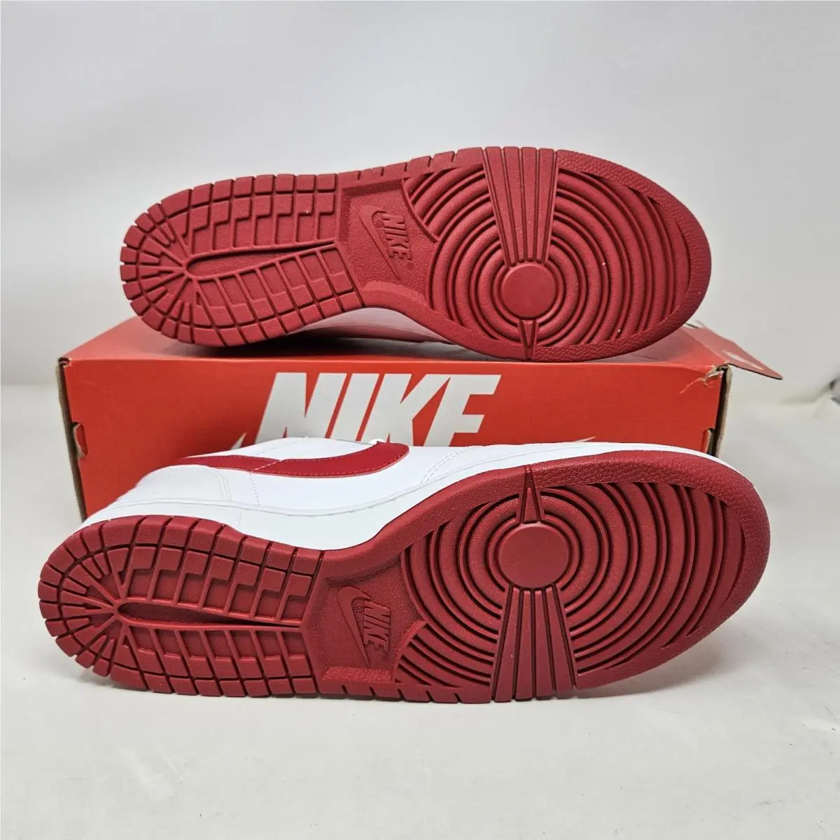 Nike shoes - Nike Big Low - Big Low - 355152-150 - White - Gym Red 1