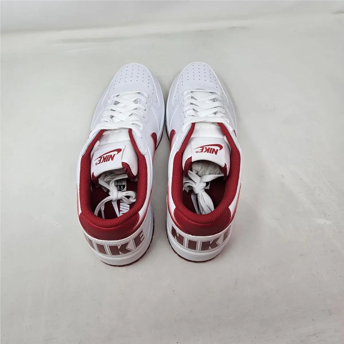 Nike shoes - Nike Big Low - Big Low - 355152-150 - White - Gym Red 4