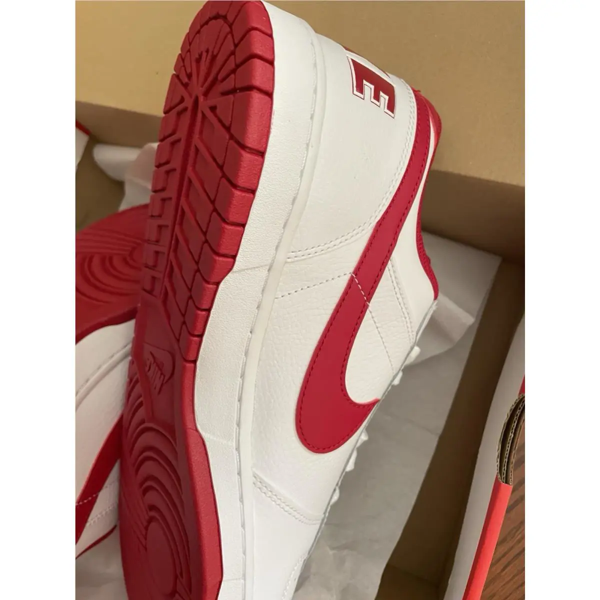 Nike shoes - Nike Big Nike - Big - 355152-150 - White (UPC: 659658341548) 3