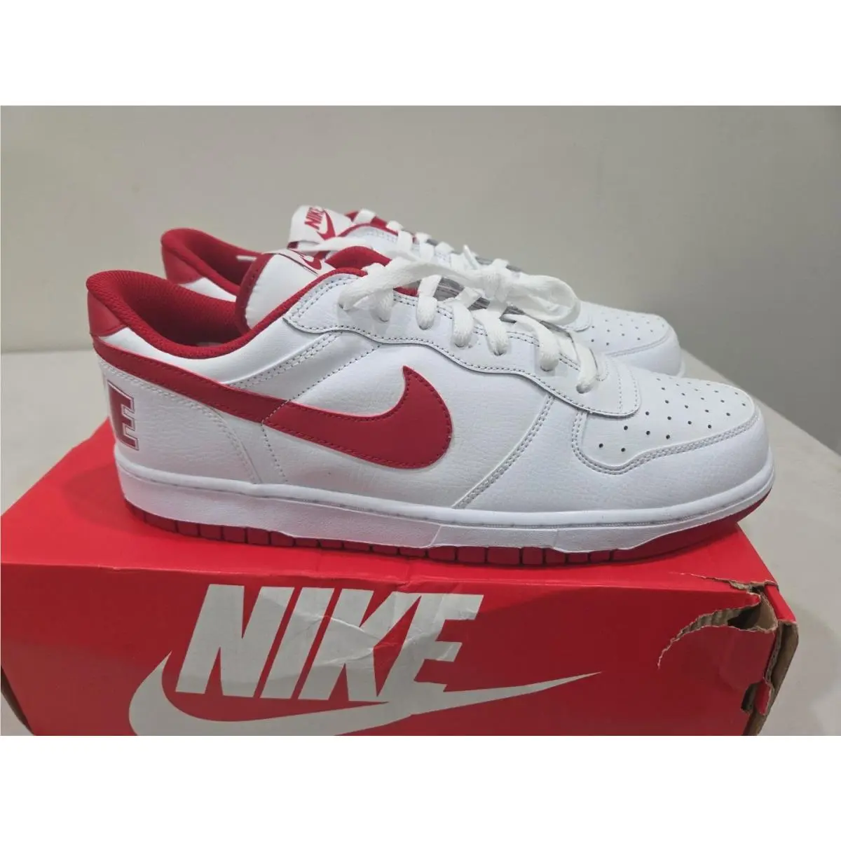 Nike shoes - Nike Big Nike - Big - 355152-150 - White (UPC: 659658341548) 2