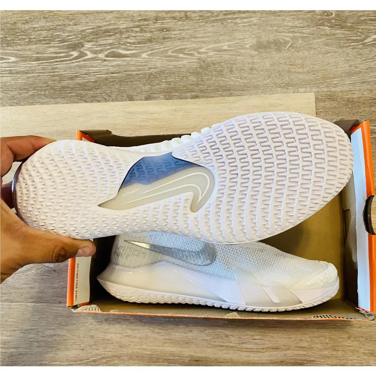 Nike shoes - Nike React Vapor NXT - React Vapor NXT - CV0742-100 - White-Silver (UPC: 194500863583) 9