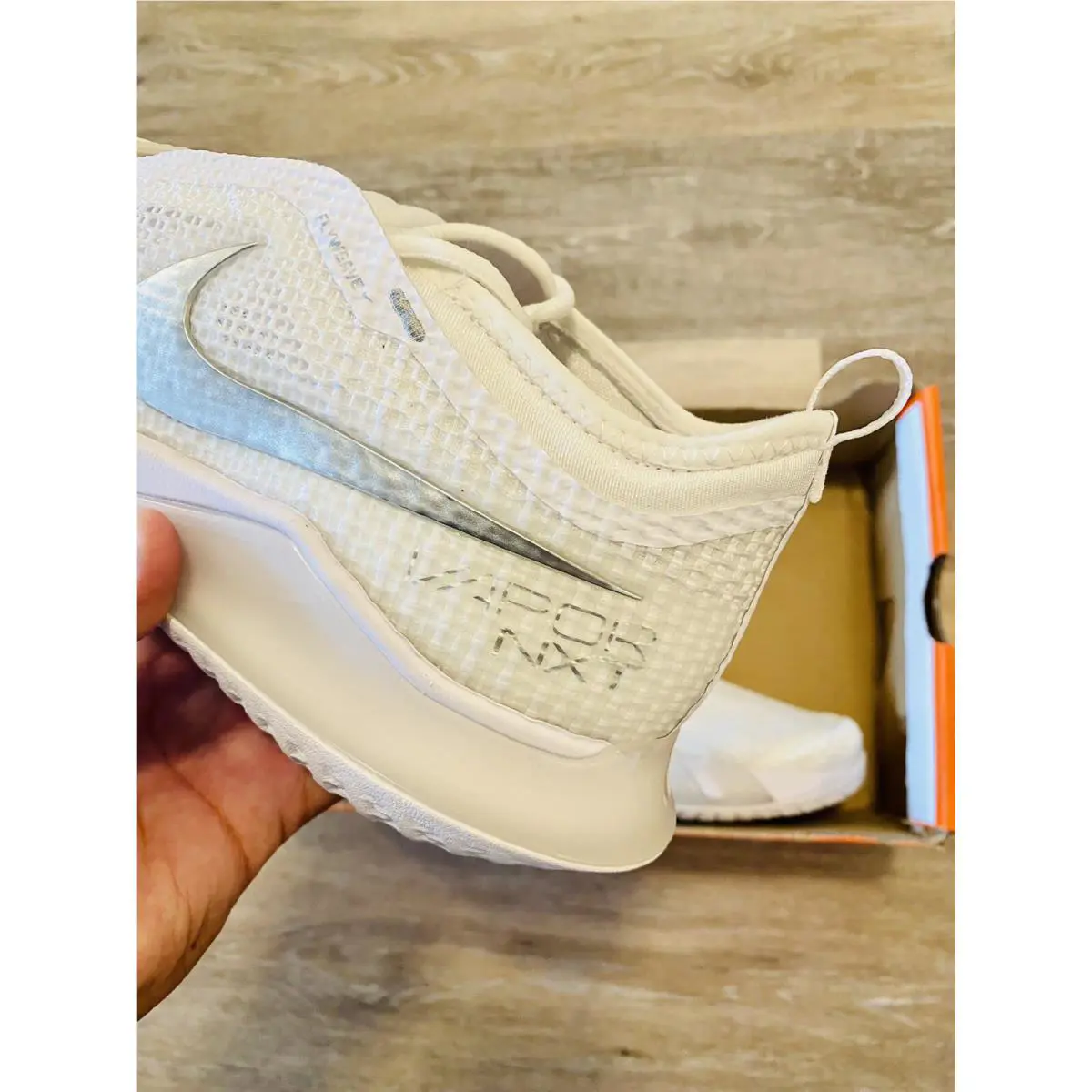 Nike shoes - Nike React Vapor NXT - React Vapor NXT - CV0742-100 - White-Silver (UPC: 194500863583) 1
