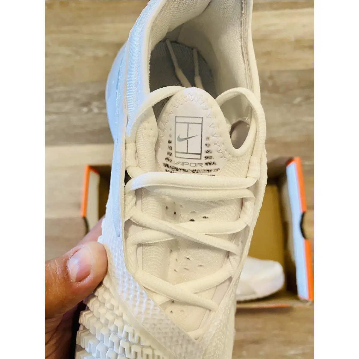 Nike shoes - Nike React Vapor NXT - React Vapor NXT - CV0742-100 - White-Silver (UPC: 194500863583) 5