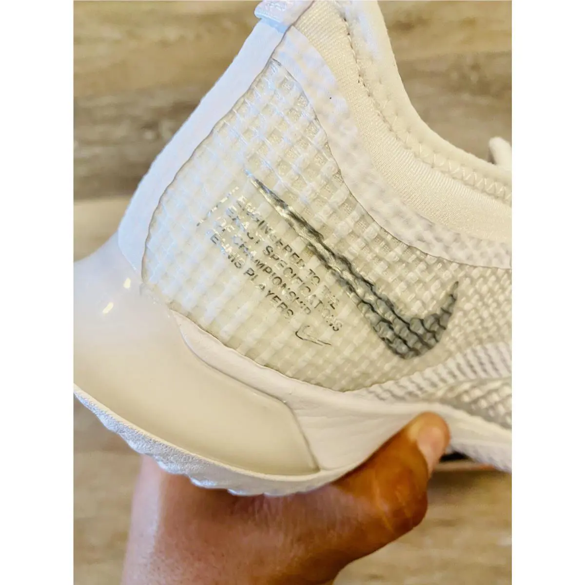 Nike shoes - Nike React Vapor NXT - React Vapor NXT - CV0742-100 - White-Silver (UPC: 194500863583) 7