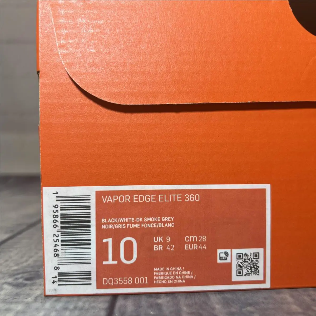 Nike shoes - Nike Vapor Edge Elite 360 - DQ3558-001 - Black 10