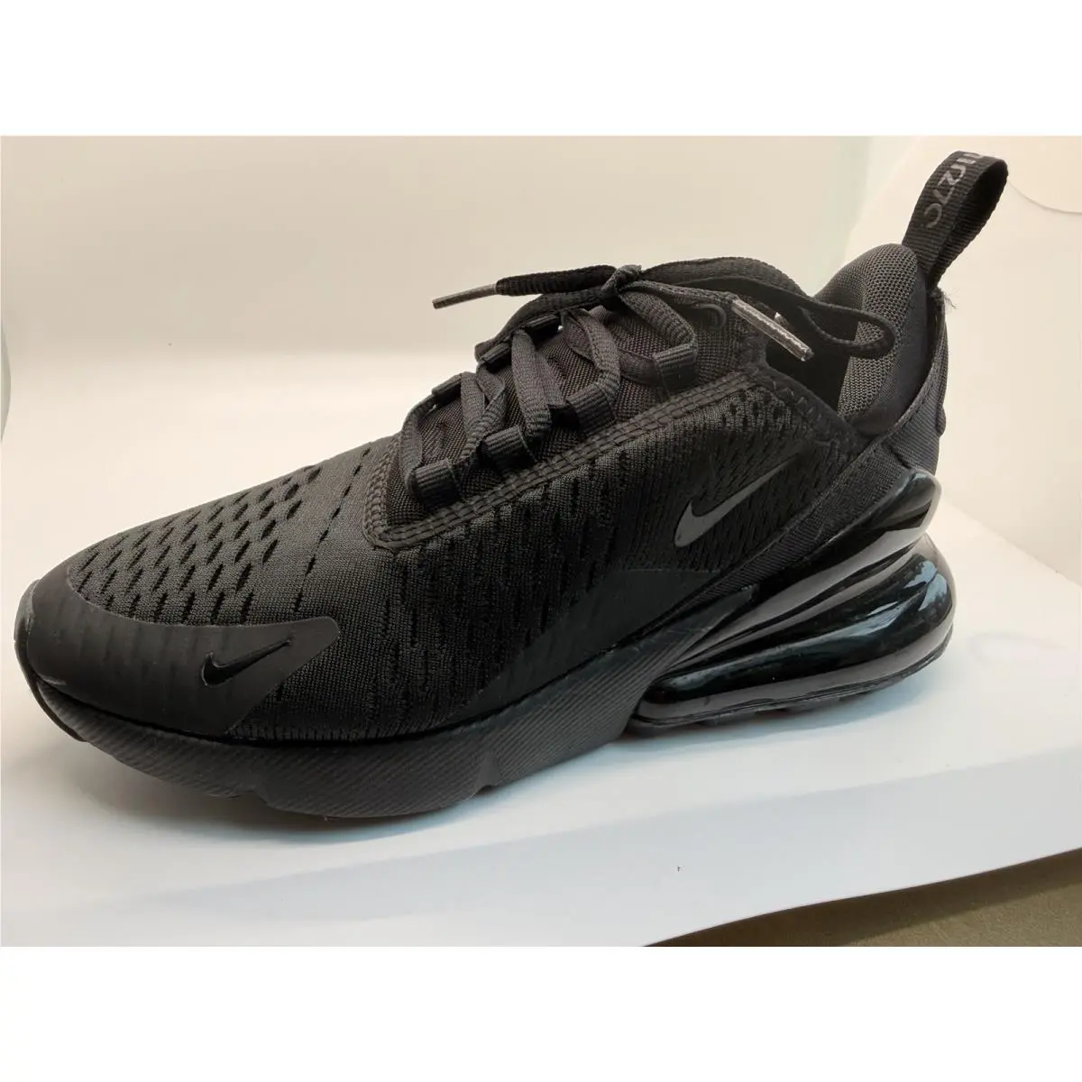 Nike W Air Max 270 Size 7 Triple Black W AH6789006 Comfort