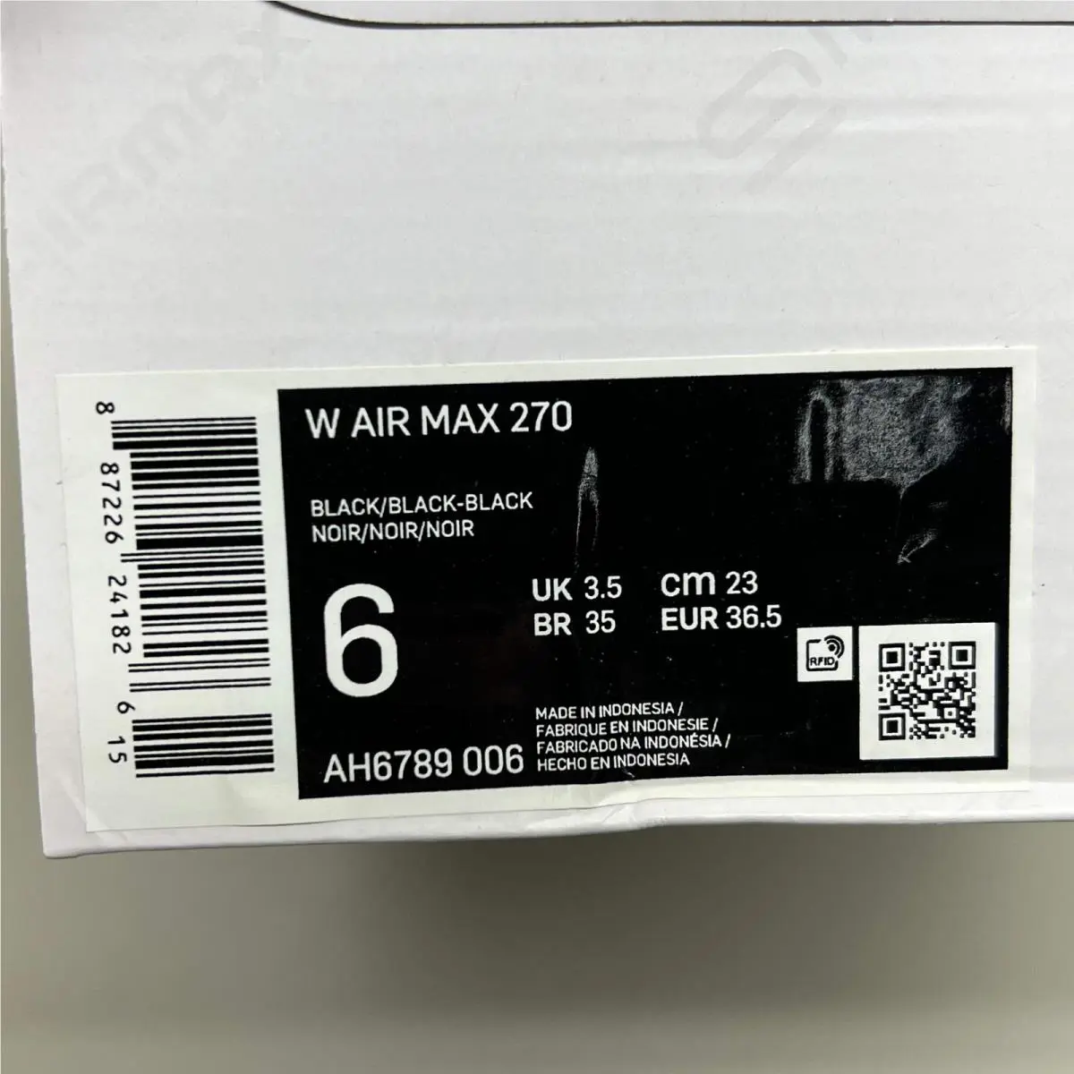 Nike shoes - Nike Air Max 270 - Air Max - AH789006 - Black (UPC: 0887226241826) 10