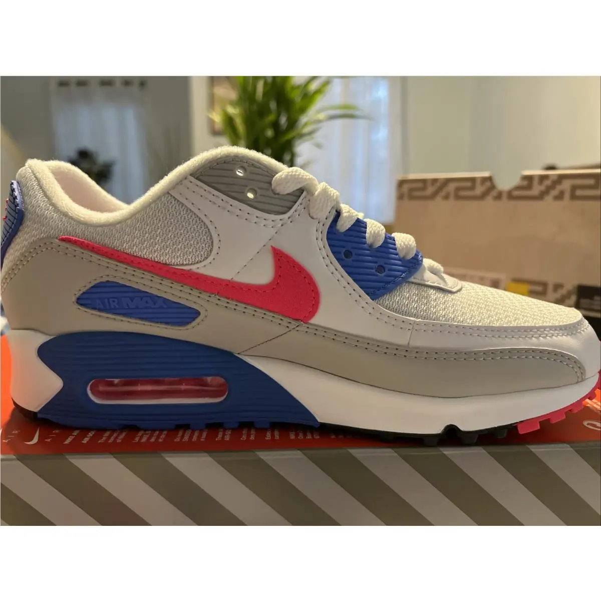 Nike shoes - Nike Air Max 90 - Air Max - DA8856-100 - White Hot Coral Blue Crystal 12