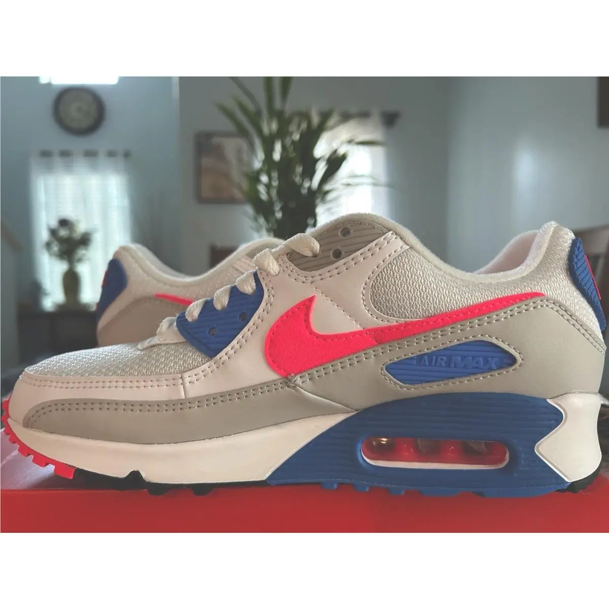 Nike shoes - Nike Air Max 90 - Air Max - DA8856-100 - White Hot Coral Blue Crystal 0
