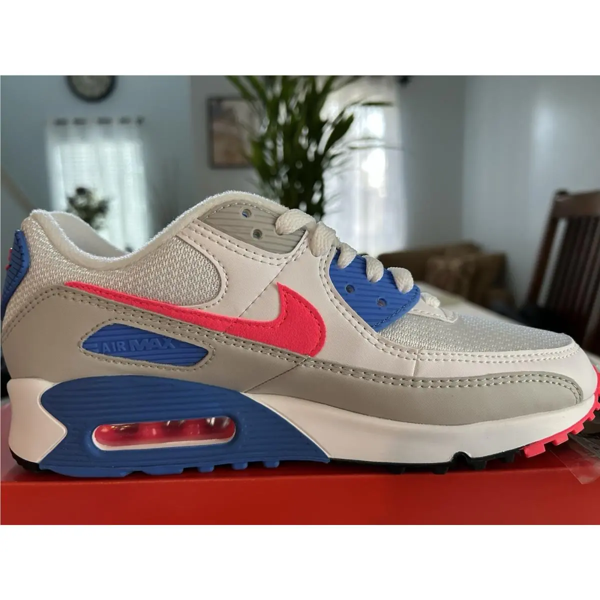 Nike shoes - Nike Air Max 90 - Air Max - DA8856-100 - White Hot Coral Blue Crystal 1
