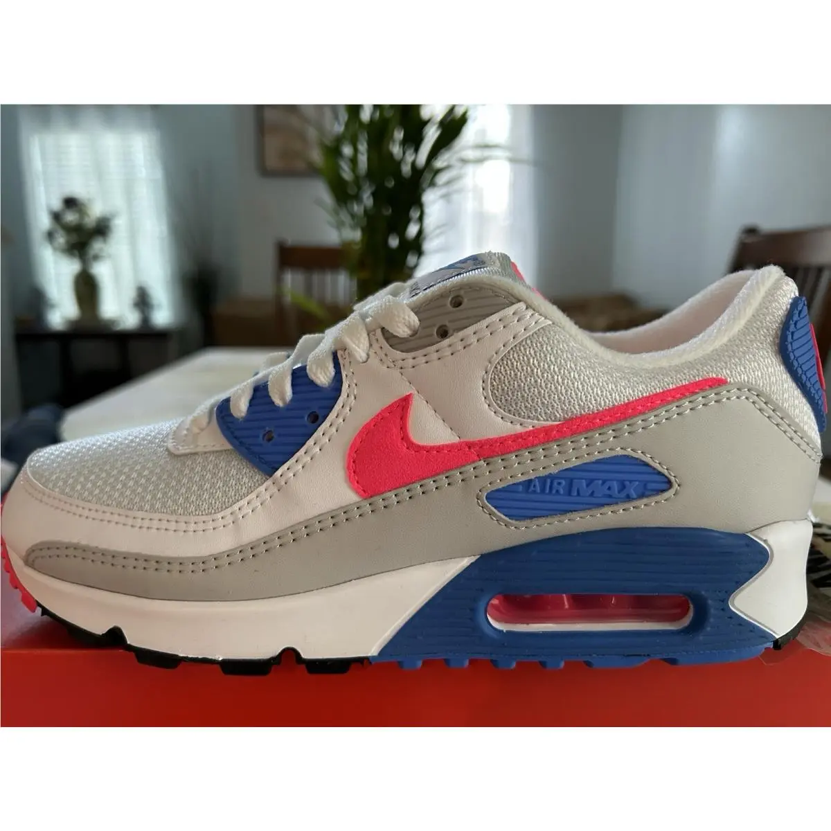 Nike shoes - Nike Air Max 90 - Air Max - DA8856-100 - White Hot Coral Blue Crystal 2