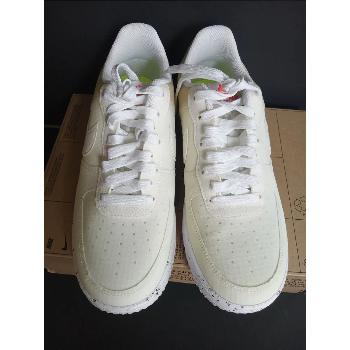 Nike shoes - Nike Air Force 1 Crater - DH2521-100 - White Cream Orange 1