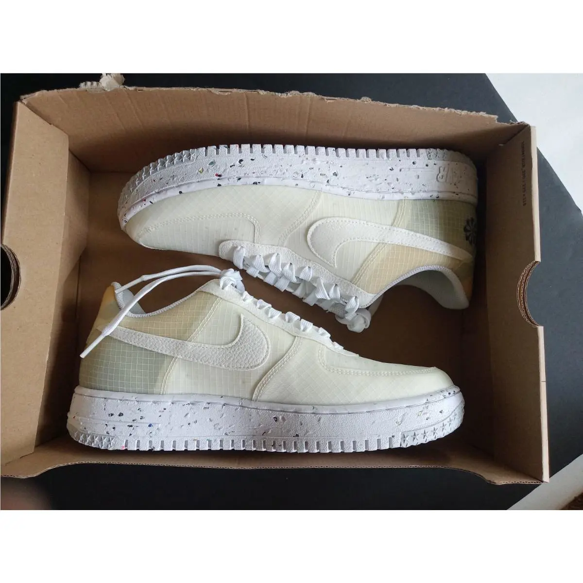 Nike shoes - Nike Air Force 1 Crater - DH2521-100 - White Cream Orange 2