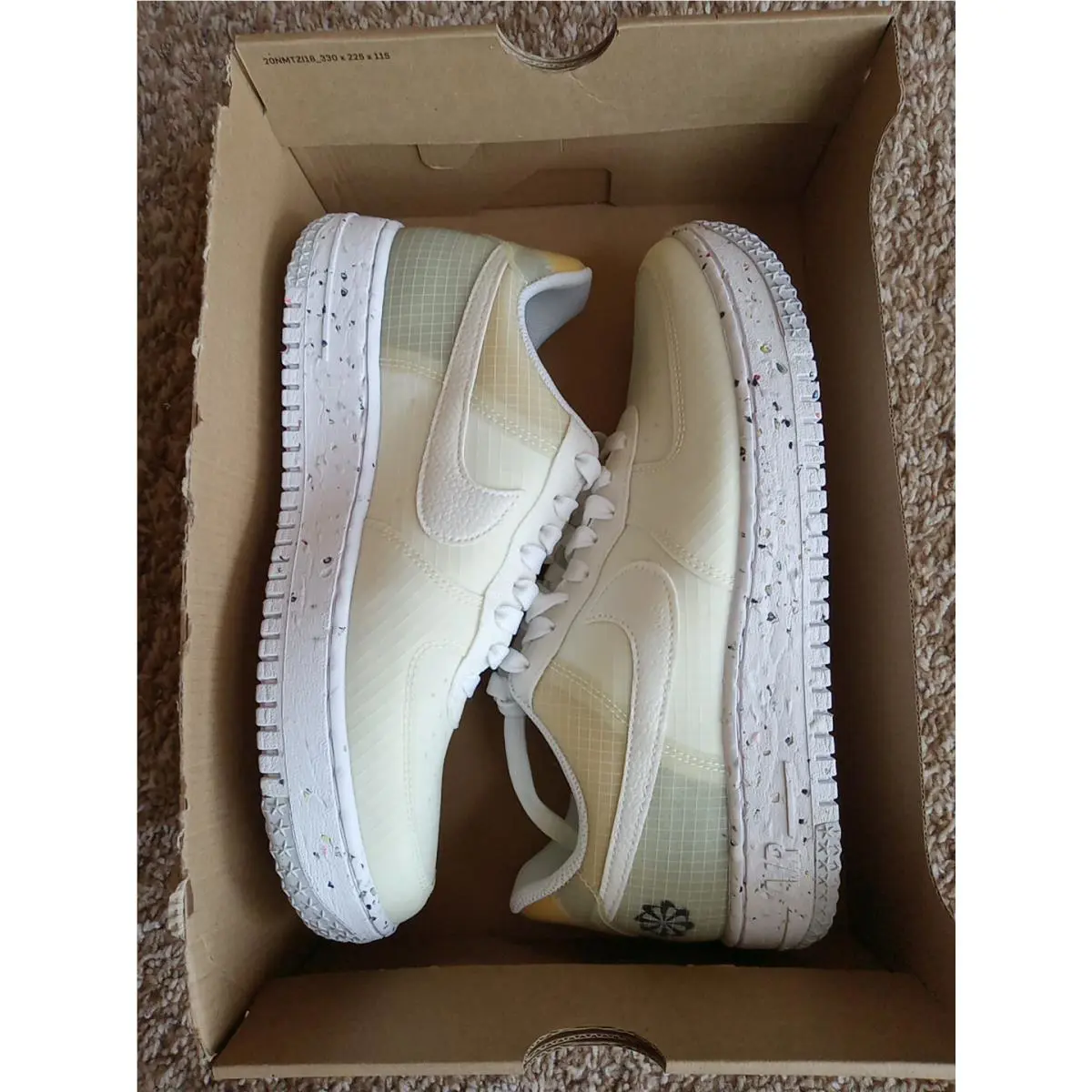 Nike shoes - Nike Air Force 1 Crater - DH2521-100 - White Cream Orange 4