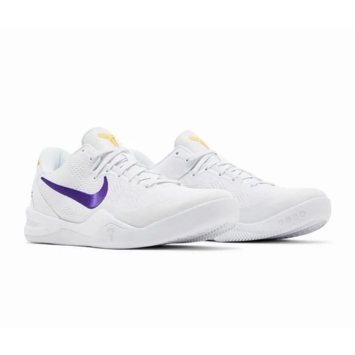 Nike shoes - Nike Kobe 8 - Kobe - HF9550-100 - White/Court Purple/University Gold 4