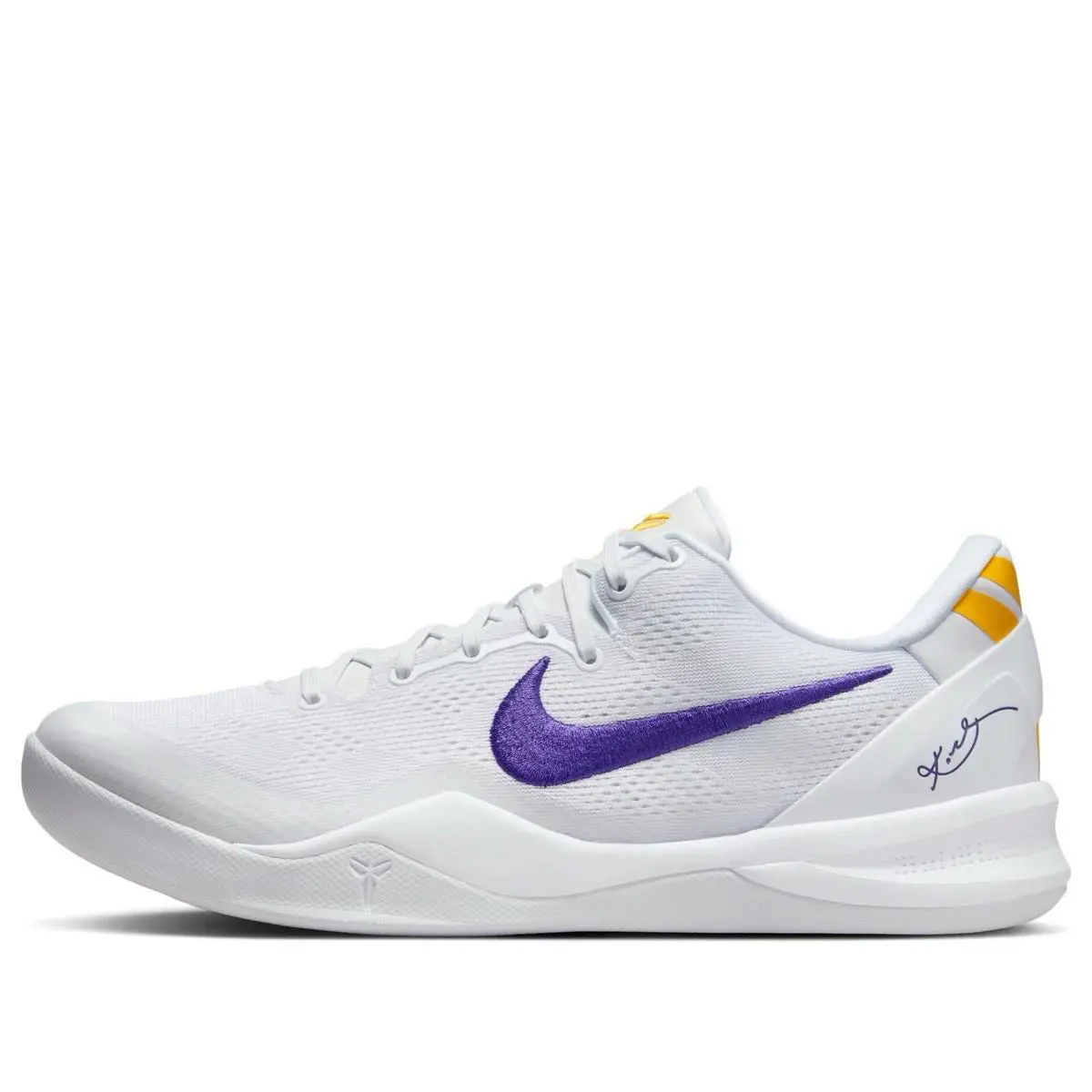 Size 12.5 - Nike Kobe 8 Protro “lakers Home” Mens - White