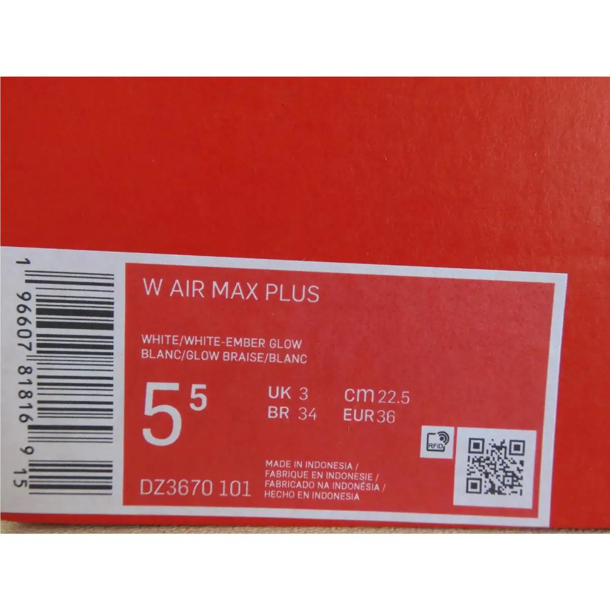 Nike shoes - Nike Air Max Plus - Air Max Plus - DZ3670-101 - White (UPC: 196607818169) 3