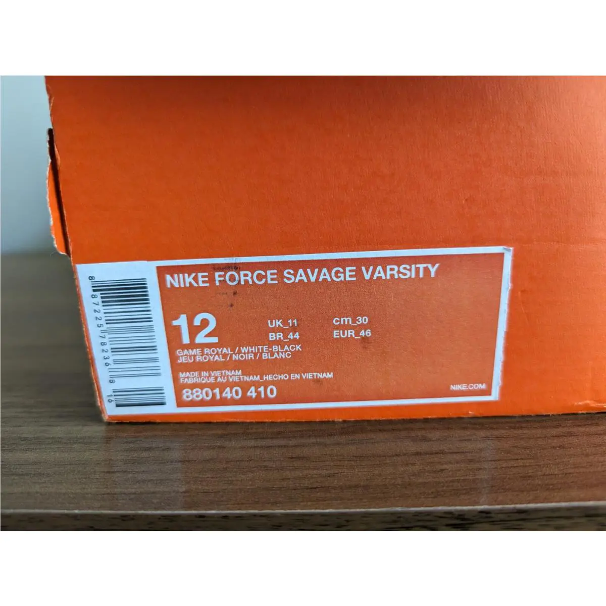 Nike shoes - Nike Force Savage - Force Savage - 880140410 - Blue 10