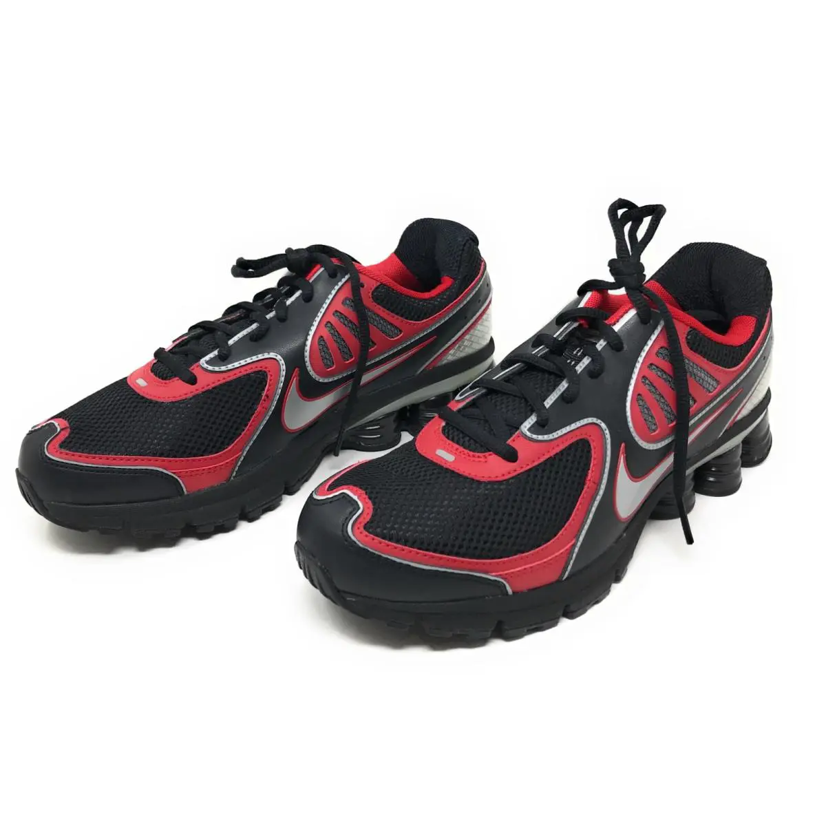 Nike shoes - Nike Shox Qualify + - Shox Qualify - Black, Metallic Silver & Varsity Red (UPC: 640135261732) 2