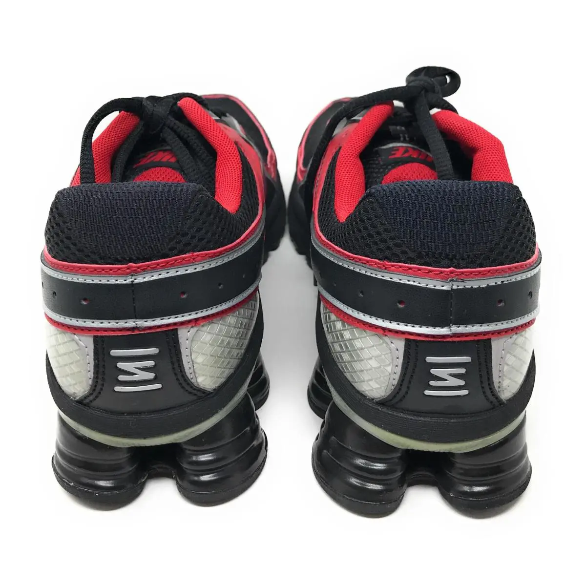 Nike shoes - Nike Shox Qualify + - Shox Qualify - Black, Metallic Silver & Varsity Red (UPC: 640135261732) 3