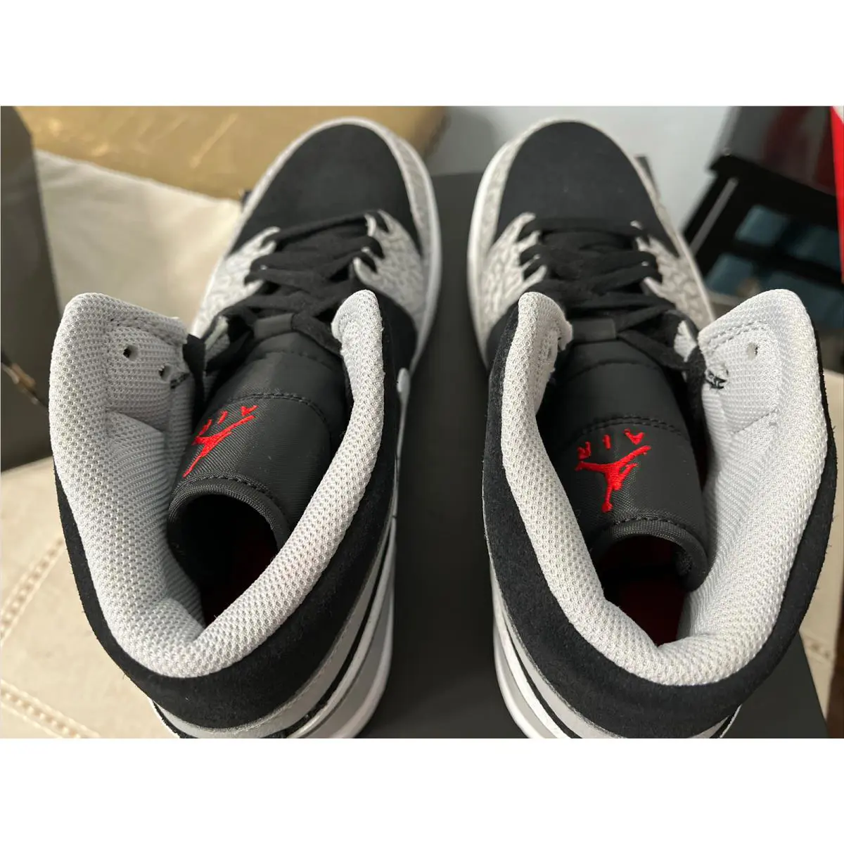 Nike shoes - Air Jordan 1 Mid SE - DM1200-016 - Black University Red White 8