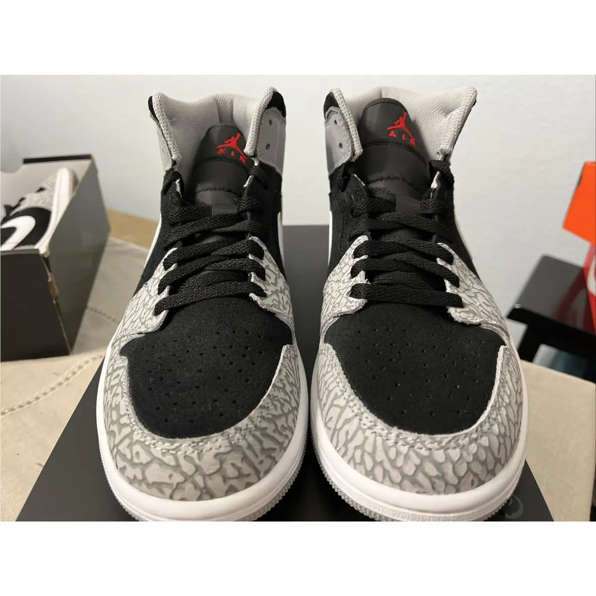 Nike shoes - Air Jordan 1 Mid SE - DM1200-016 - Black University Red White 3