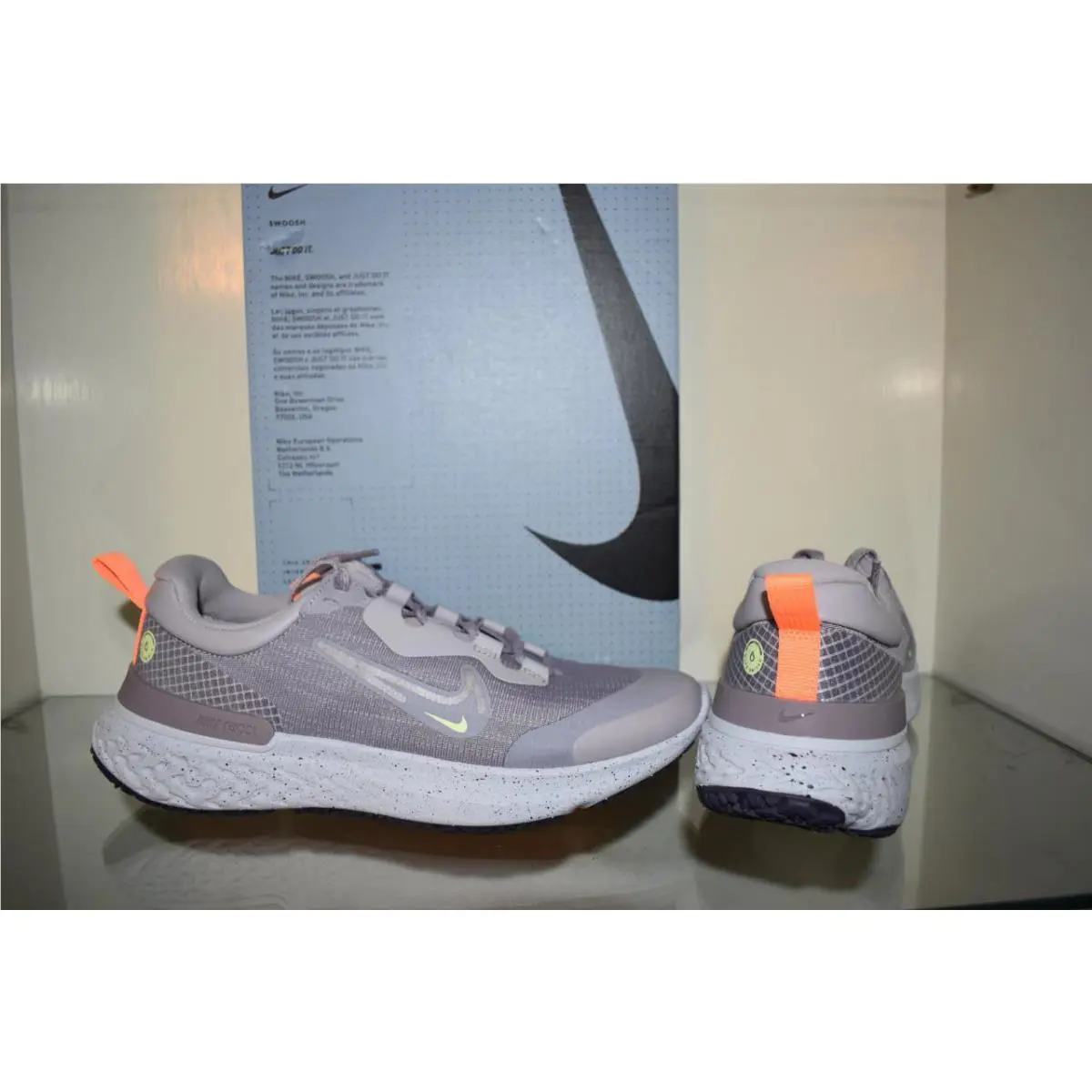 Nike shoes - Nike React Miler 2 Shield - DC4066 500 - Gray (UPC: 195242388488) 1
