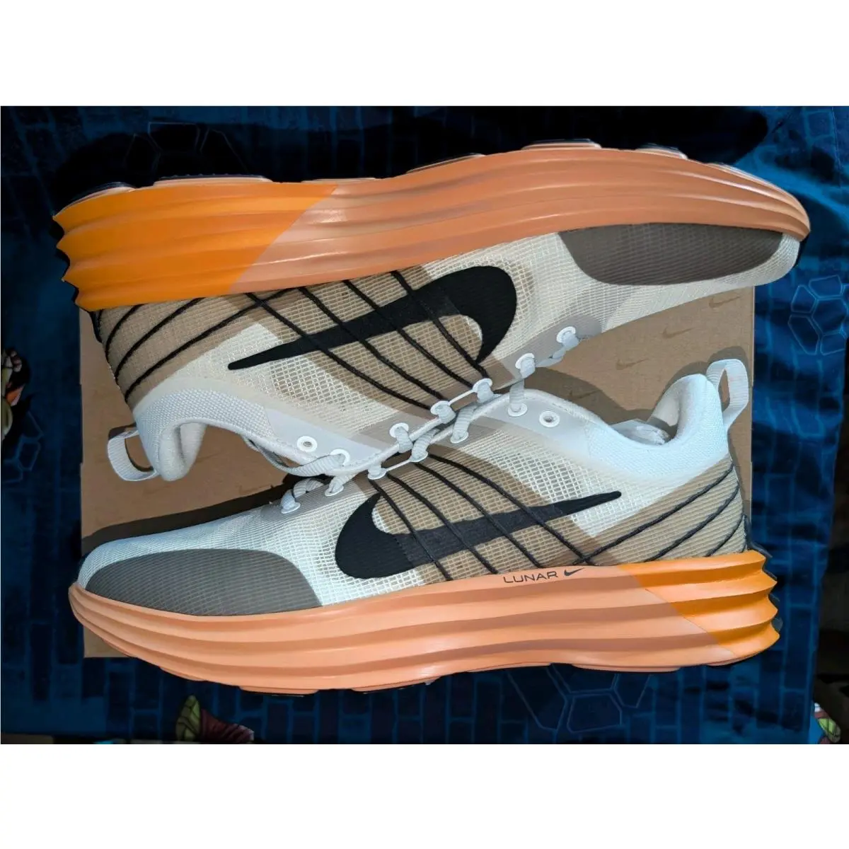 Lunar Roam Summit White/black Running Gym Shoes DV2440-101 Mens Sz 11 by Nike