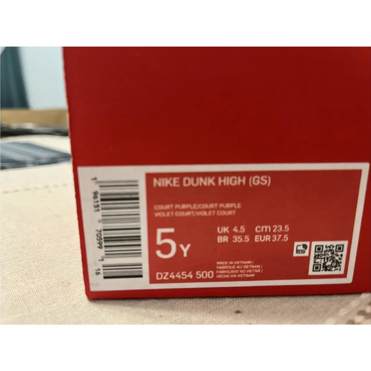 Nike shoes - Nike Dunk High - Dunk High - DZ4454-500 - Court Purple 11