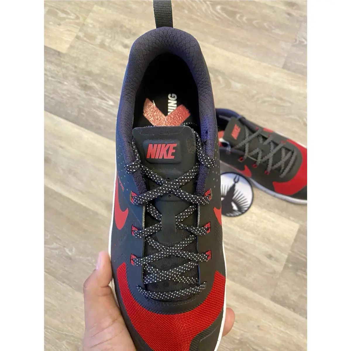 Nike shoes - Nike Metcon 1 - Metcon - FQ1854-001 - Black / Varsity Red / Wolf Grey (UPC: 197598605936) 6