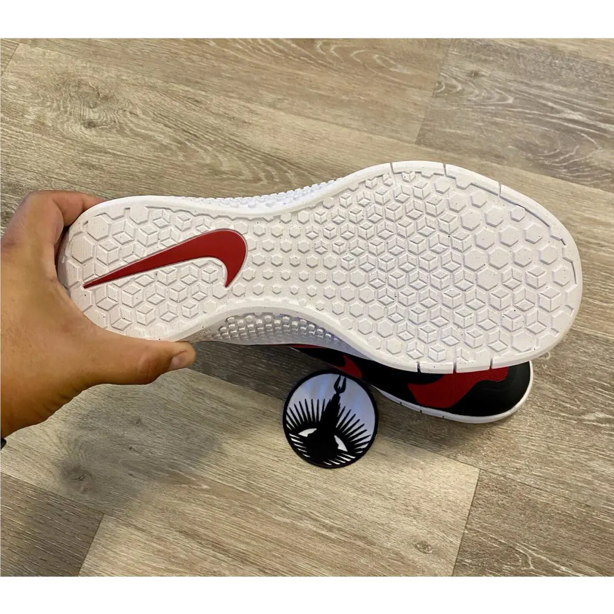 Nike shoes - Nike Metcon 1 - Metcon - FQ1854-001 - Black / Varsity Red / Wolf Grey (UPC: 197598605936) 9