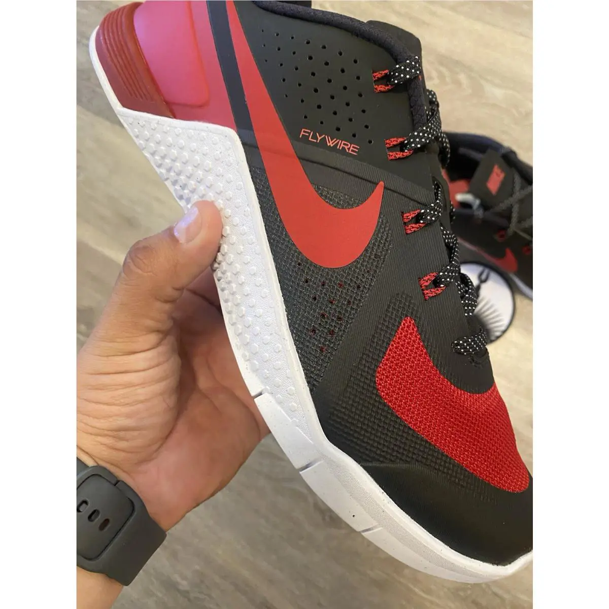 Nike shoes - Nike Metcon 1 - Metcon - FQ1854-001 - Black / Varsity Red / Wolf Grey (UPC: 197598605936) 7
