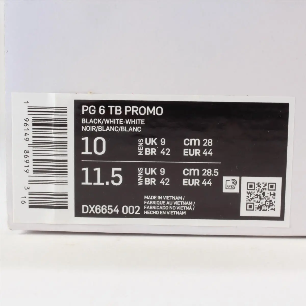Nike shoes - Nike PG 6 - DX6654-002 - Black 5