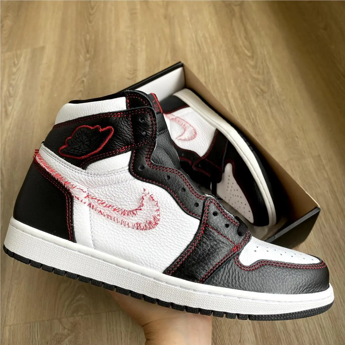 Nike shoes - Air Jordan 1 - Air - CD6579-071 - Black (UPC: 0193147870015) 5