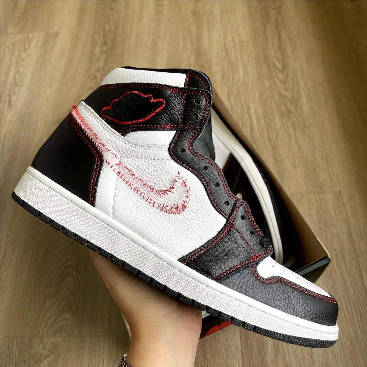 Nike shoes - Air Jordan 1 - Air - CD6579-071 - Black (UPC: 0193147870015) 7