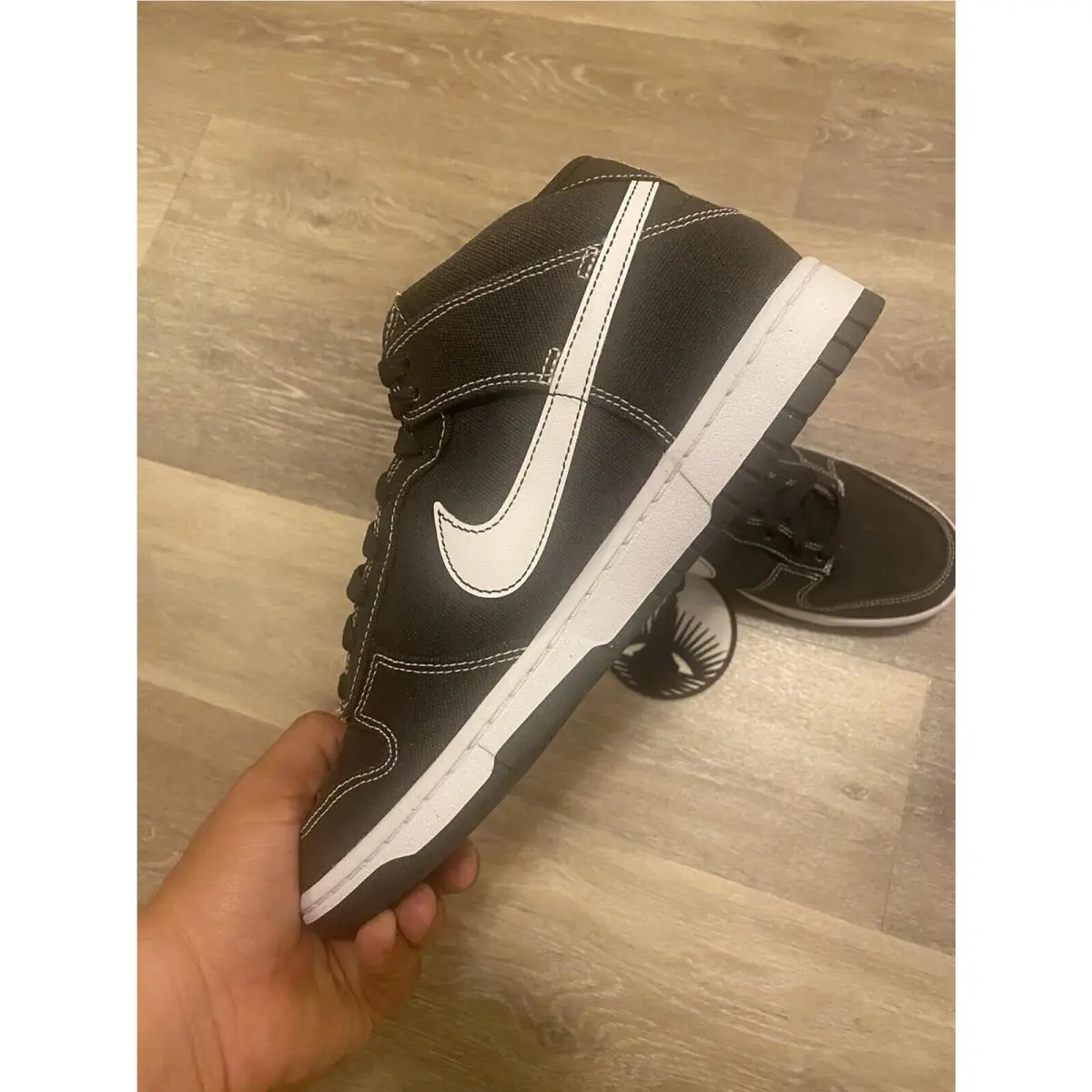 Nike shoes - Nike Dunk Mid - Dunk Mid - DV0830-001 - Off Noir/White/Off Noir/White (UPC: 196153222335) 3