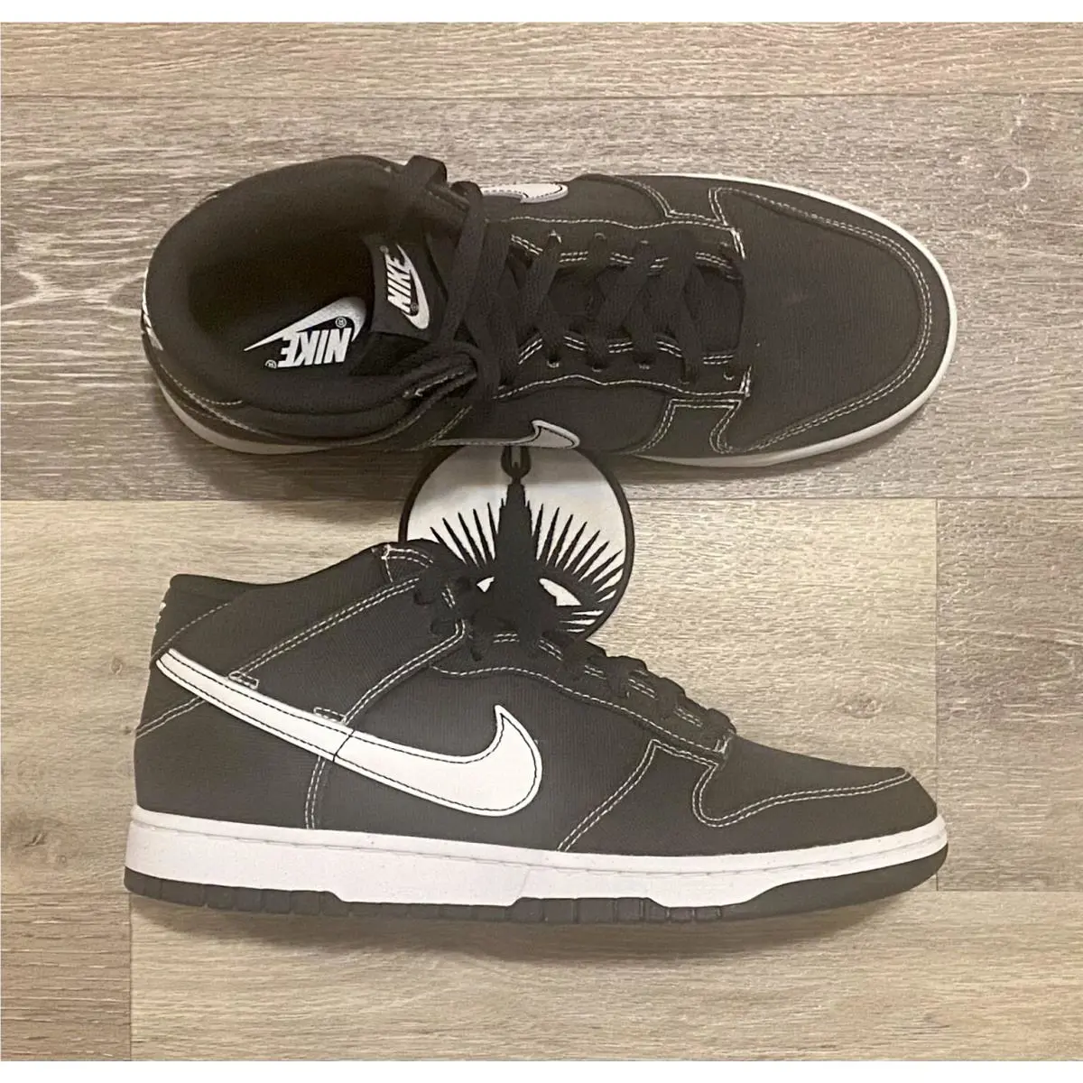 Nike shoes - Nike Dunk Mid - Dunk Mid - DV0830-001 - Off Noir/White/Off Noir/White (UPC: 196153222335) 5