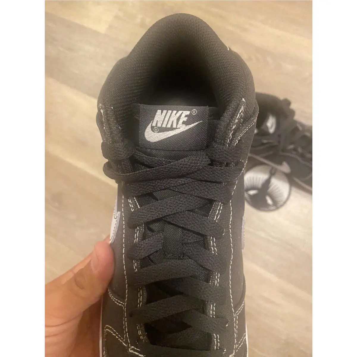 Nike shoes - Nike Dunk Mid - Dunk Mid - DV0830-001 - Off Noir/White/Off Noir/White (UPC: 196153222335) 6
