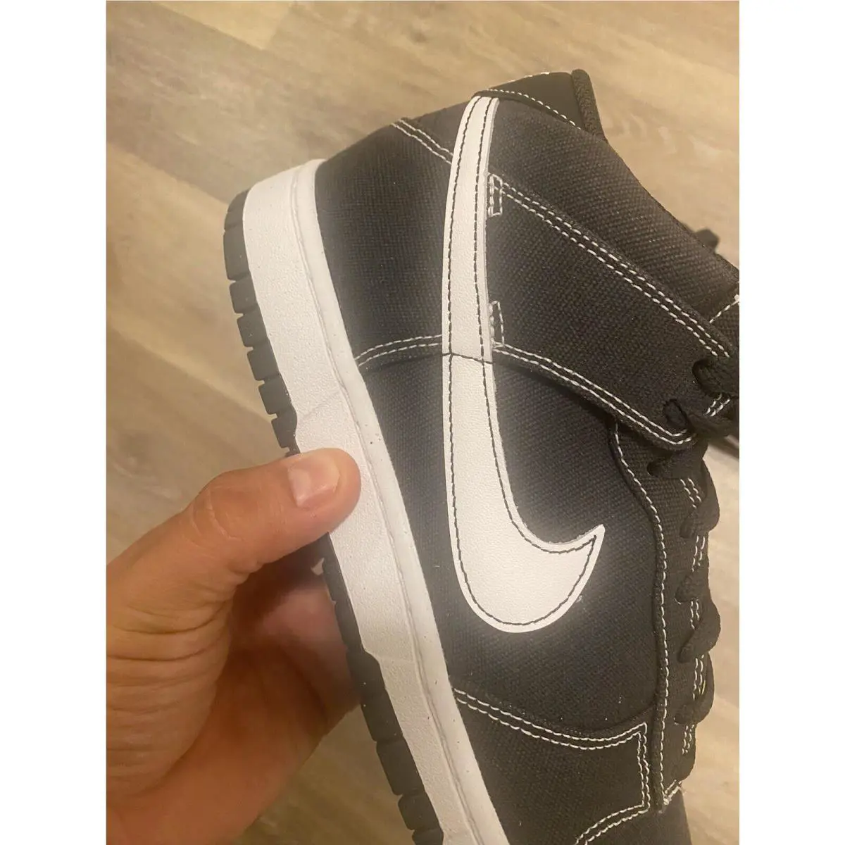 Nike shoes - Nike Dunk Mid - Dunk Mid - DV0830-001 - Off Noir/White/Off Noir/White (UPC: 196153222335) 7